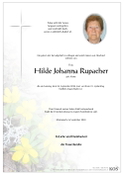 Hilde Johanna Rupacher